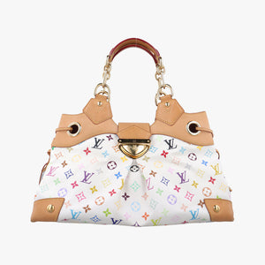 Secondhand Louis Vuitton URSULA white Monogram Multicolor M40123 handbag | stylenewstar