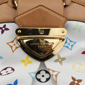 Secondhand Louis Vuitton URSULA white Monogram Multicolor M40123 handbag | stylenewstar