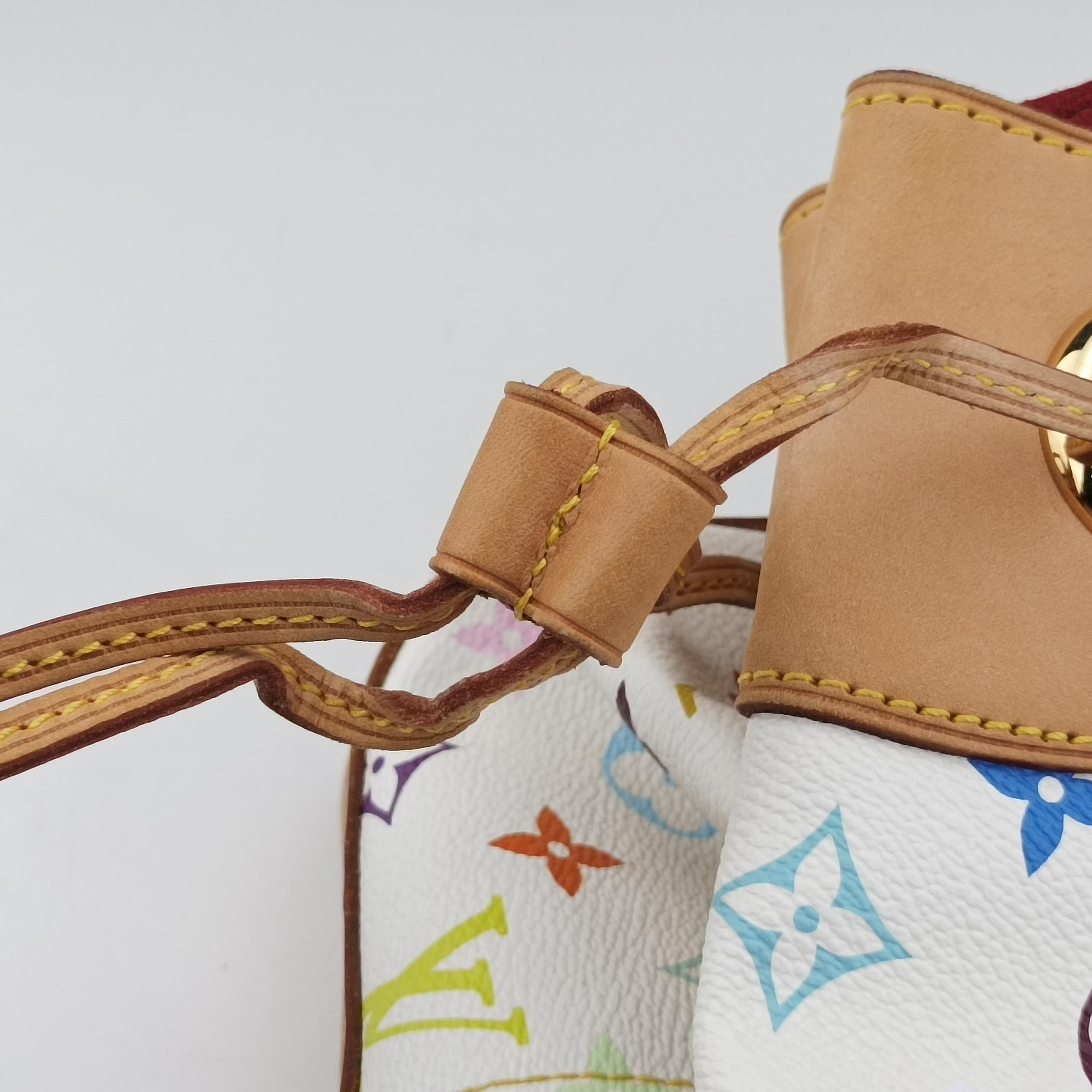 Secondhand Louis Vuitton URSULA white Monogram Multicolor M40123 handbag | stylenewstar