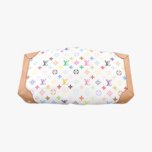 Secondhand Louis Vuitton URSULA white Monogram Multicolor M40123 handbag | stylenewstar