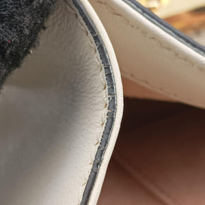 Pre-owned Gucci Padlock Beige x Blue x Multicolor PVC coated canvas 409487 shoulderbag | stylenewstar