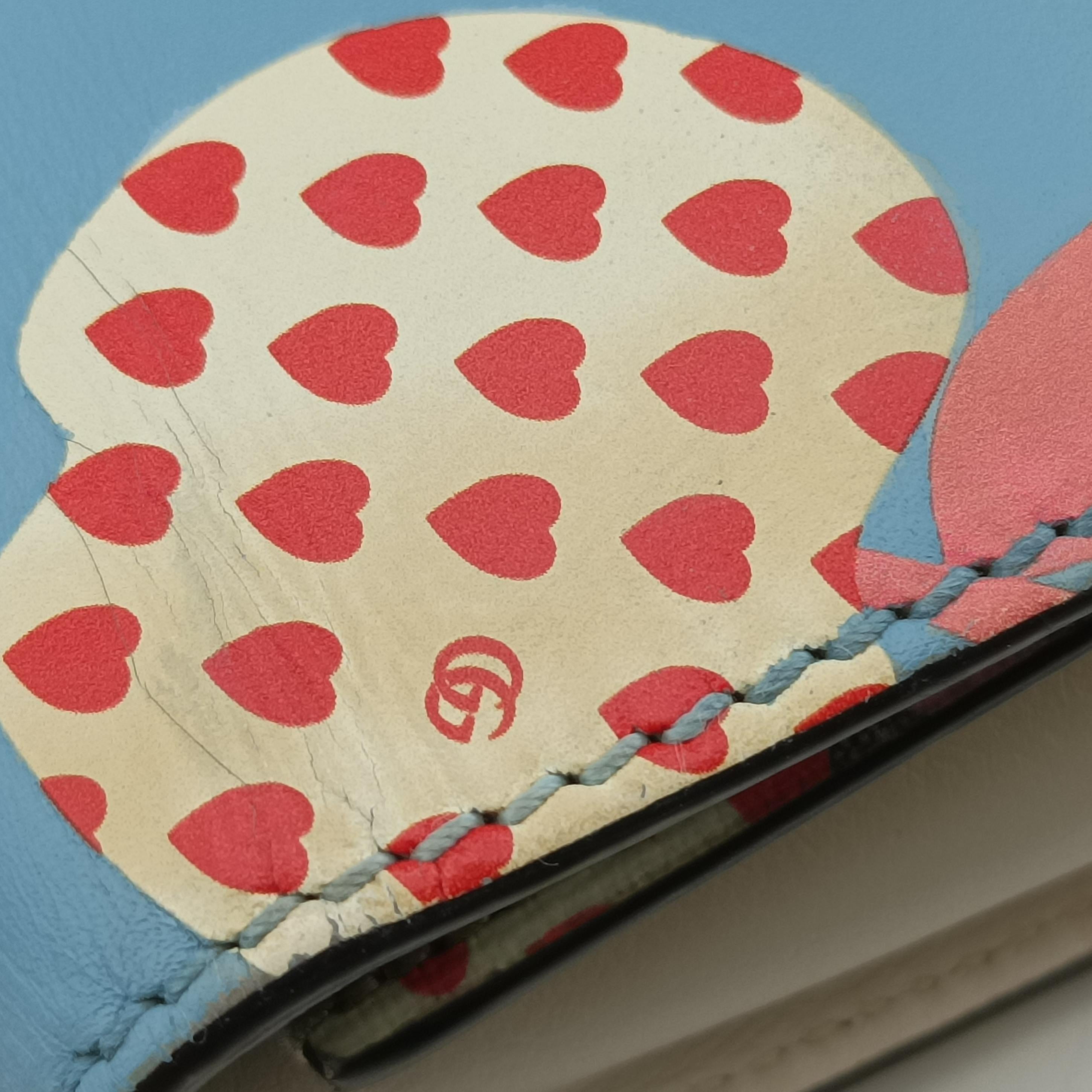 Pre-owned Gucci Padlock Beige x Blue x Multicolor PVC coated canvas 409487 shoulderbag | stylenewstar