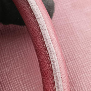 Pre-owned Prada Business Briefcase Burgundy SAFFIANO Leather 2VE011 handbag | stylenewstar