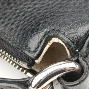 Pre-owned Gucci Interlocking G Logo Soho Messenger Black Leather 322059 shoulderbag | stylenewstar