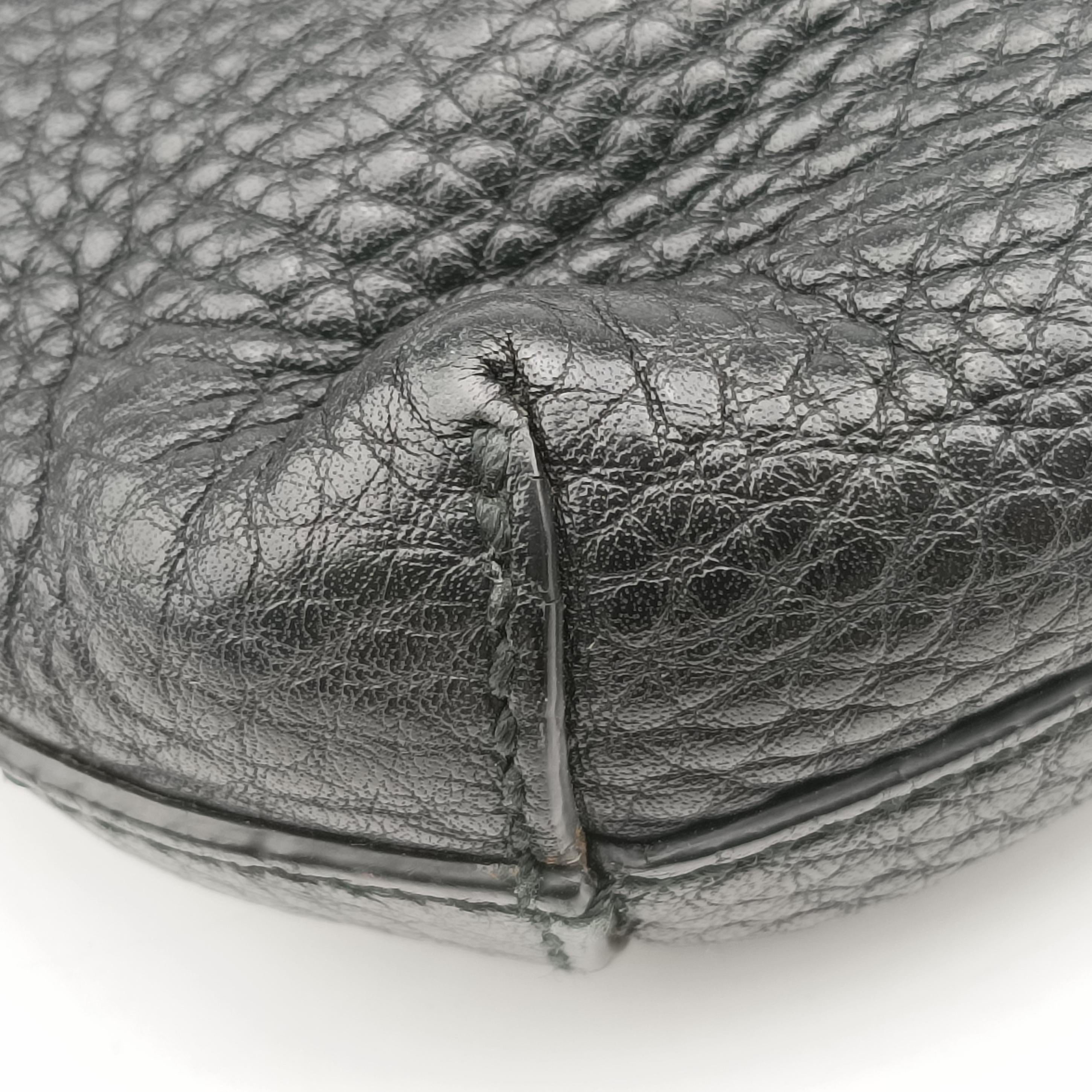 Pre-owned Gucci Interlocking G Logo Soho Messenger Black Leather 322059 shoulderbag | stylenewstar