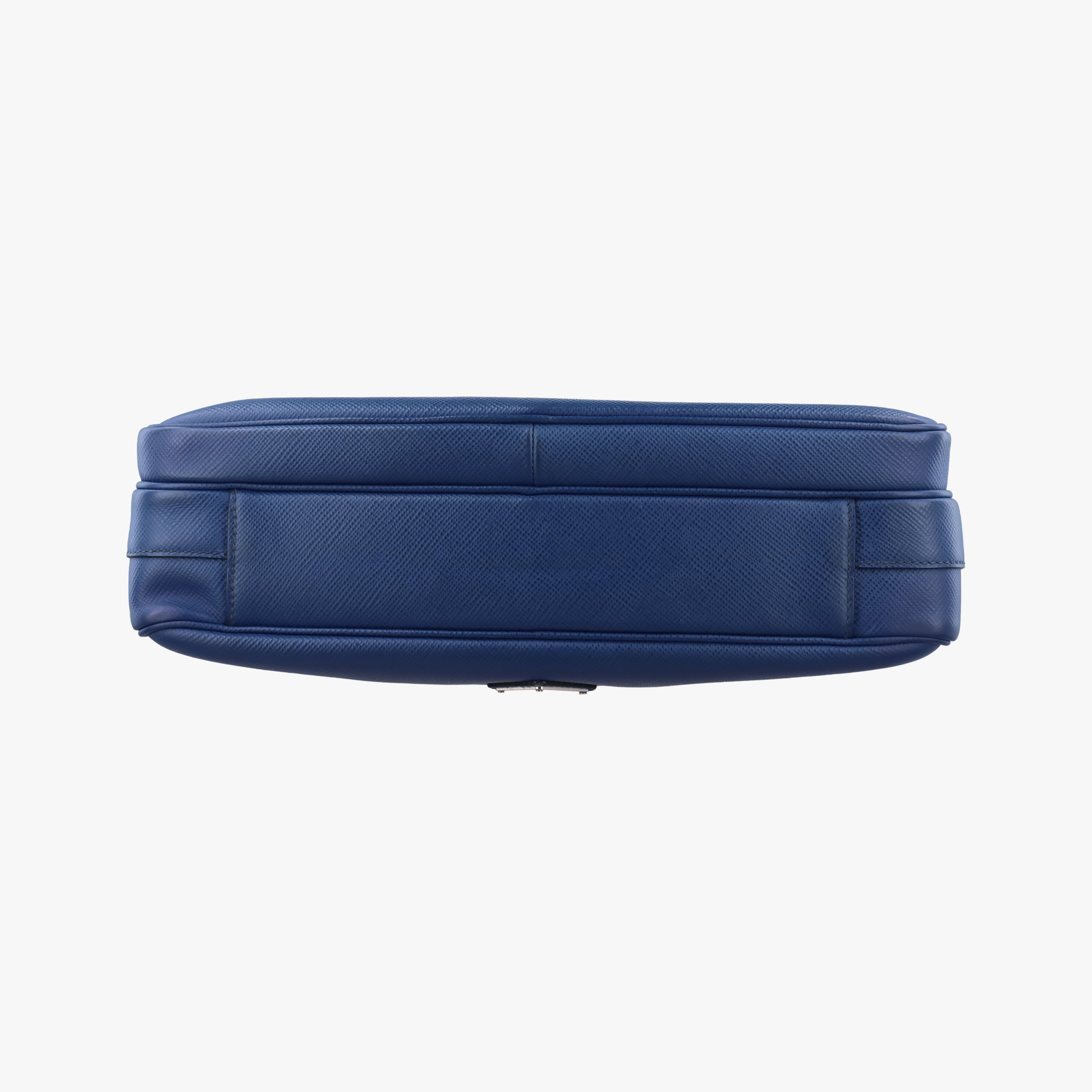 Pre-owned Prada NERO Blue SAFFIANO leather VA1066 shoulderbag | stylenewstar