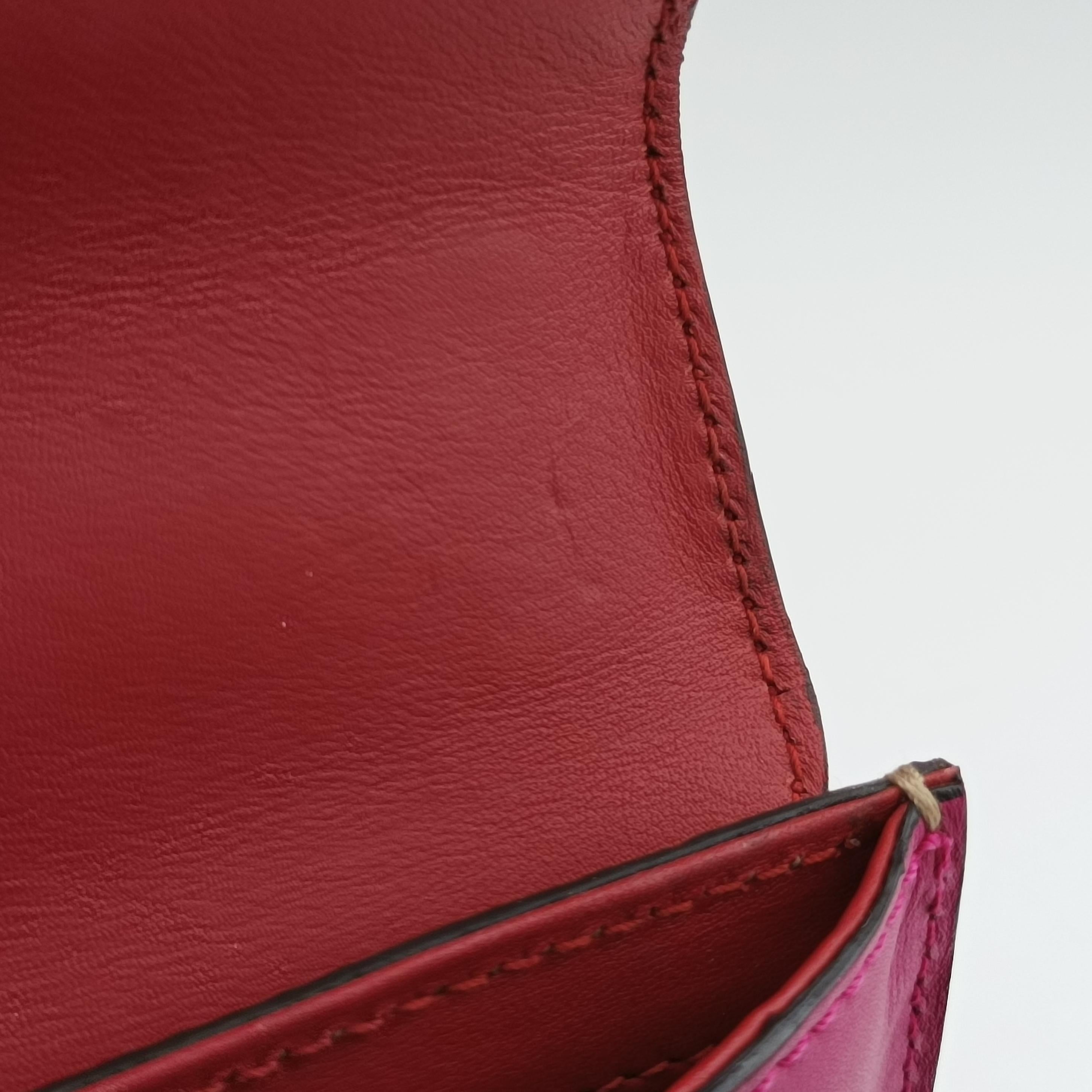 Pre-owned Gucci Padlock beige×red×pink PVC coated canvas×Leather 409487 shoulderbag | stylenewstar