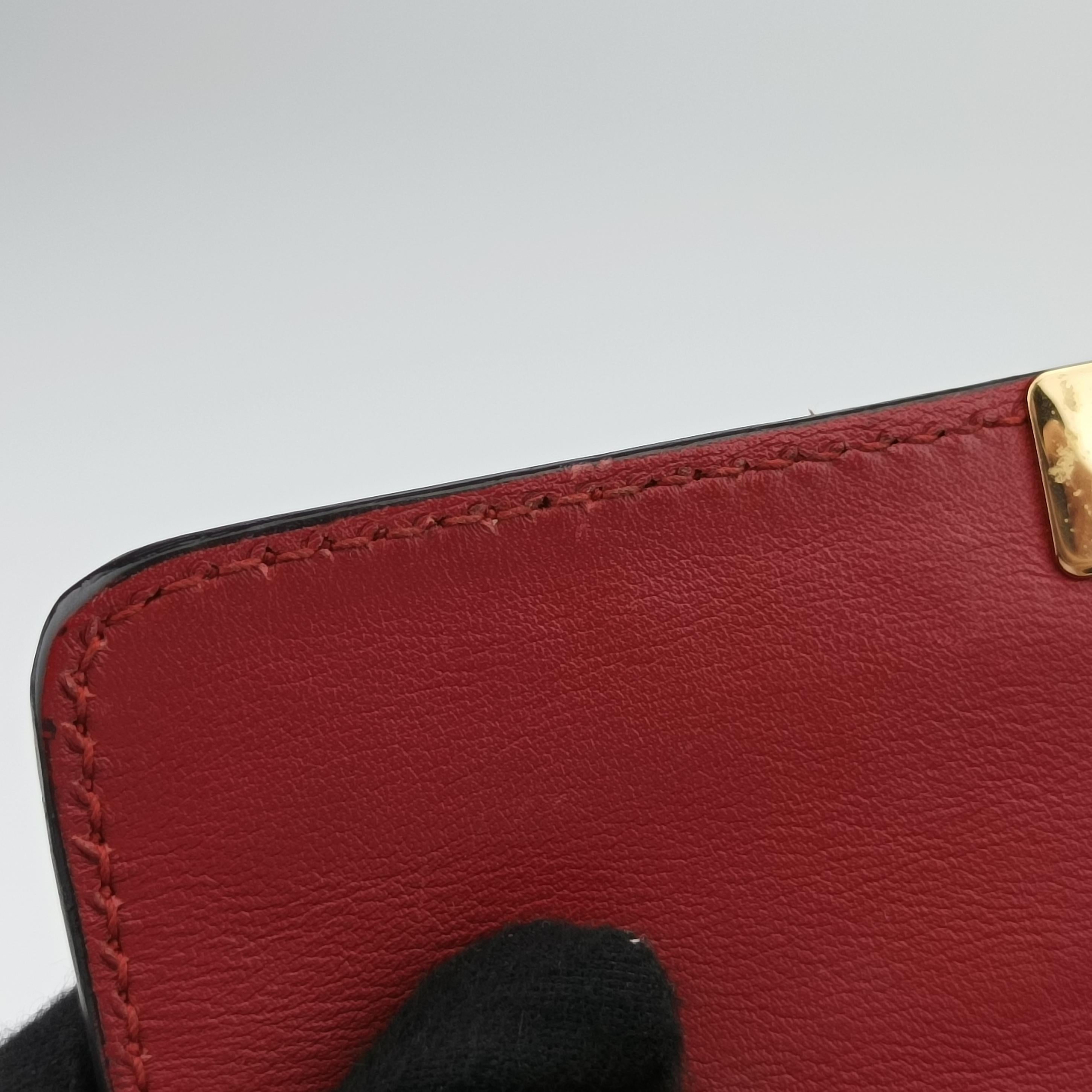 Pre-owned Gucci Padlock beige×red×pink PVC coated canvas×Leather 409487 shoulderbag | stylenewstar