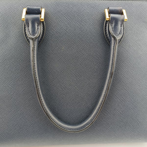 Secondhand Prada Monochrome Navy SAFFIANO Leather 1BA113 shoulderbag | stylenewstar