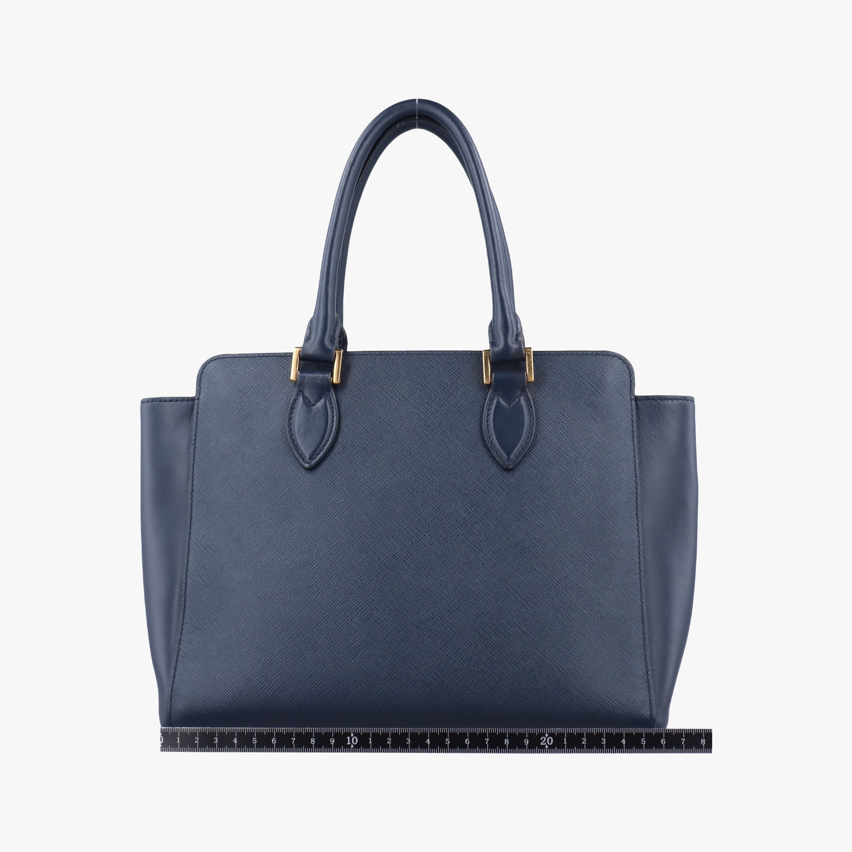 Secondhand Prada Monochrome Navy SAFFIANO Leather 1BA113 shoulderbag | stylenewstar