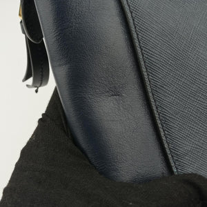 Secondhand Prada Monochrome Navy SAFFIANO Leather 1BA113 shoulderbag | stylenewstar