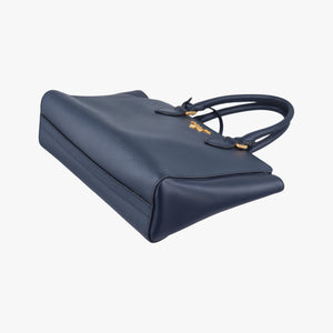 Secondhand Prada Monochrome Navy SAFFIANO Leather 1BA113 shoulderbag | stylenewstar