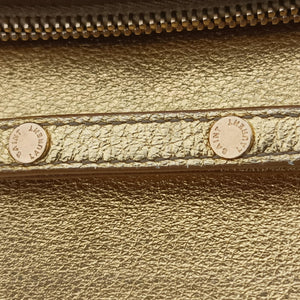 Pre-owned Yves Saint Laurent KATE Golden Leather 377829 shoulderbag | stylenewstar