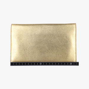 Pre-owned Yves Saint Laurent KATE Golden Leather 377829 shoulderbag | stylenewstar