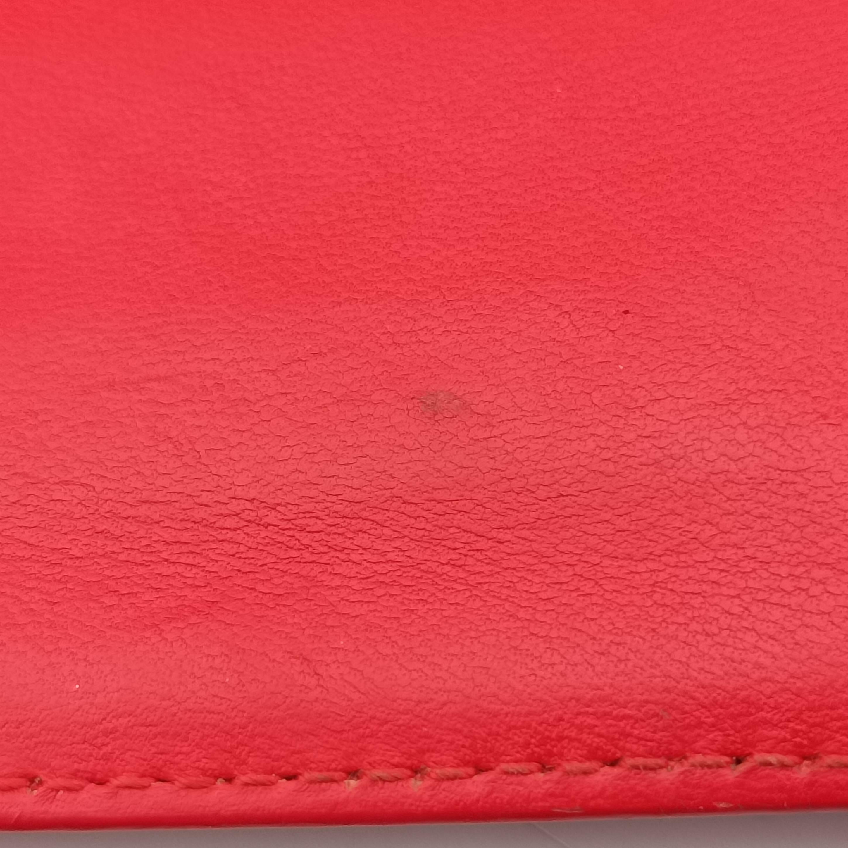 Pre-owned Bottega Veneta Intrecciato Nappa Rialto Red Leather  shoulderbag | stylenewstar