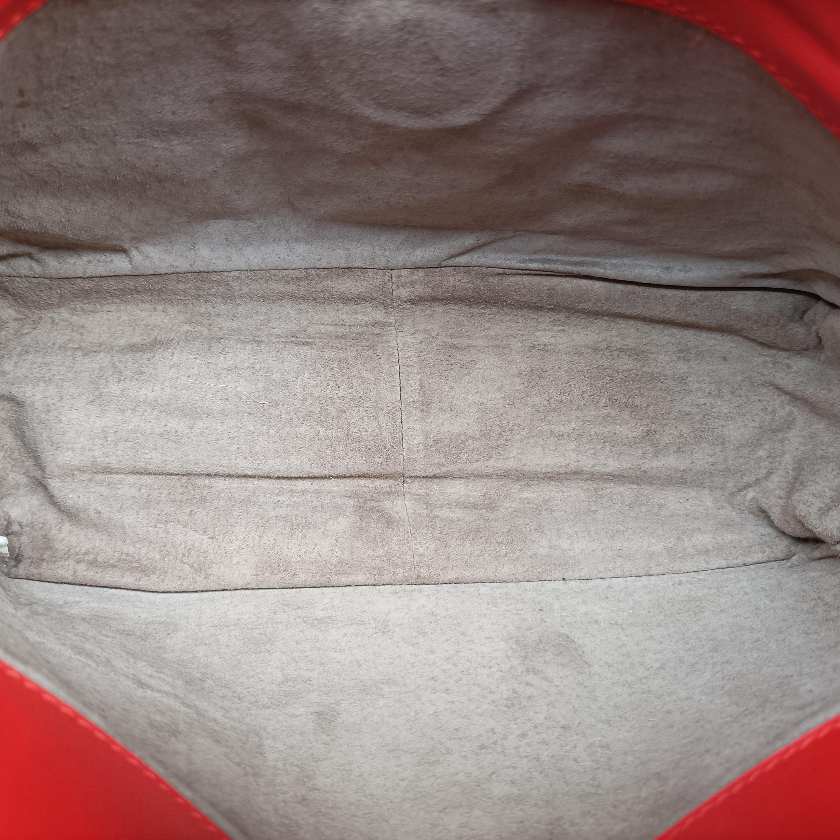 Pre-owned Bottega Veneta Intrecciato Nappa Rialto Red Leather  shoulderbag | stylenewstar