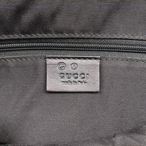 Pre-owned Gucci Horsebit pattern studs Black Leather 286304 handbag | stylenewstar