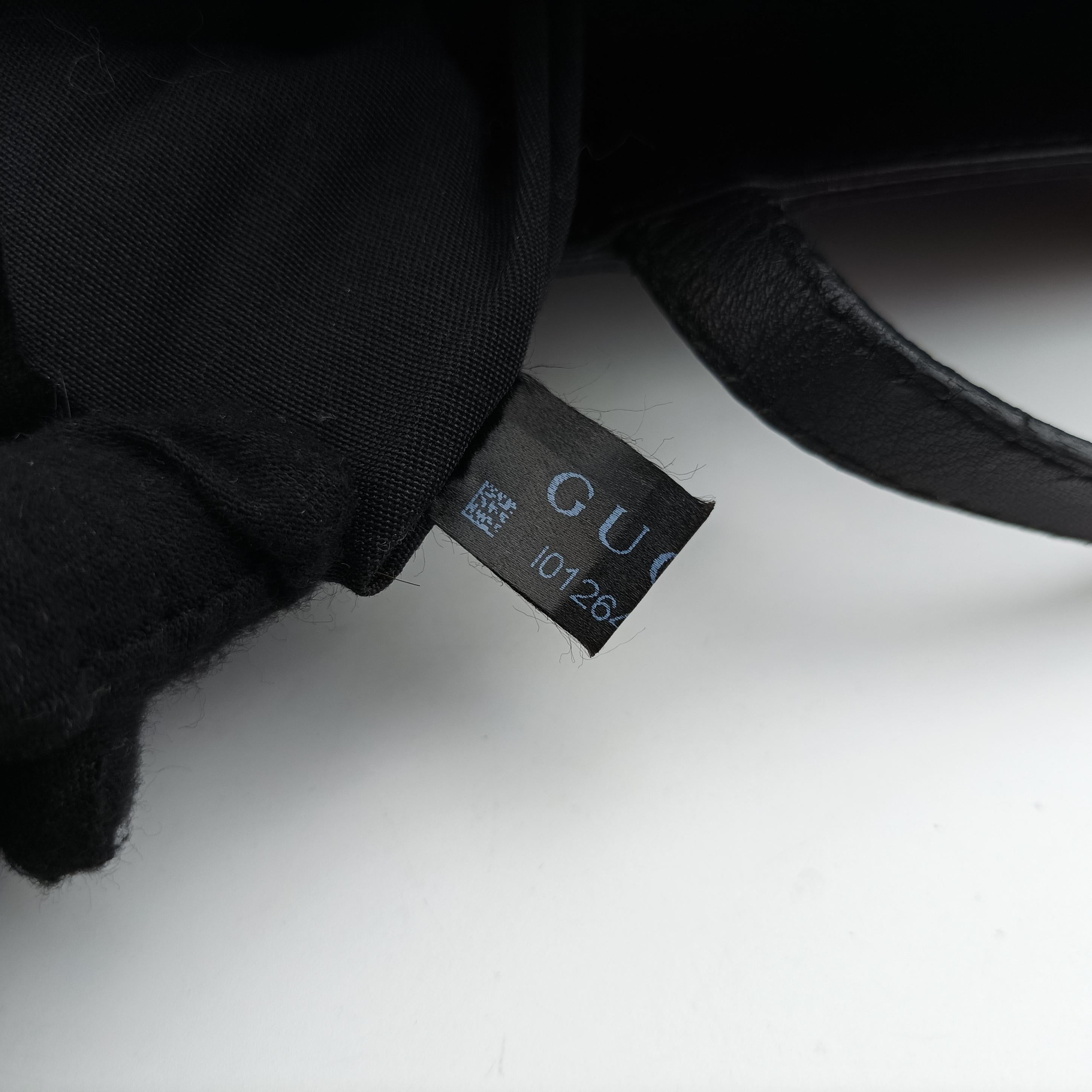 Pre-owned Gucci Horsebit pattern studs Black Leather 286304 handbag | stylenewstar