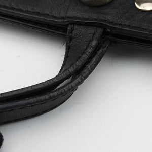 Pre-owned Gucci Horsebit pattern studs Black Leather 286304 handbag | stylenewstar