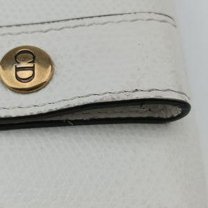 Pre-owned Christian Dior Saddle White Leather  bum bag/waist bag | stylenewstar