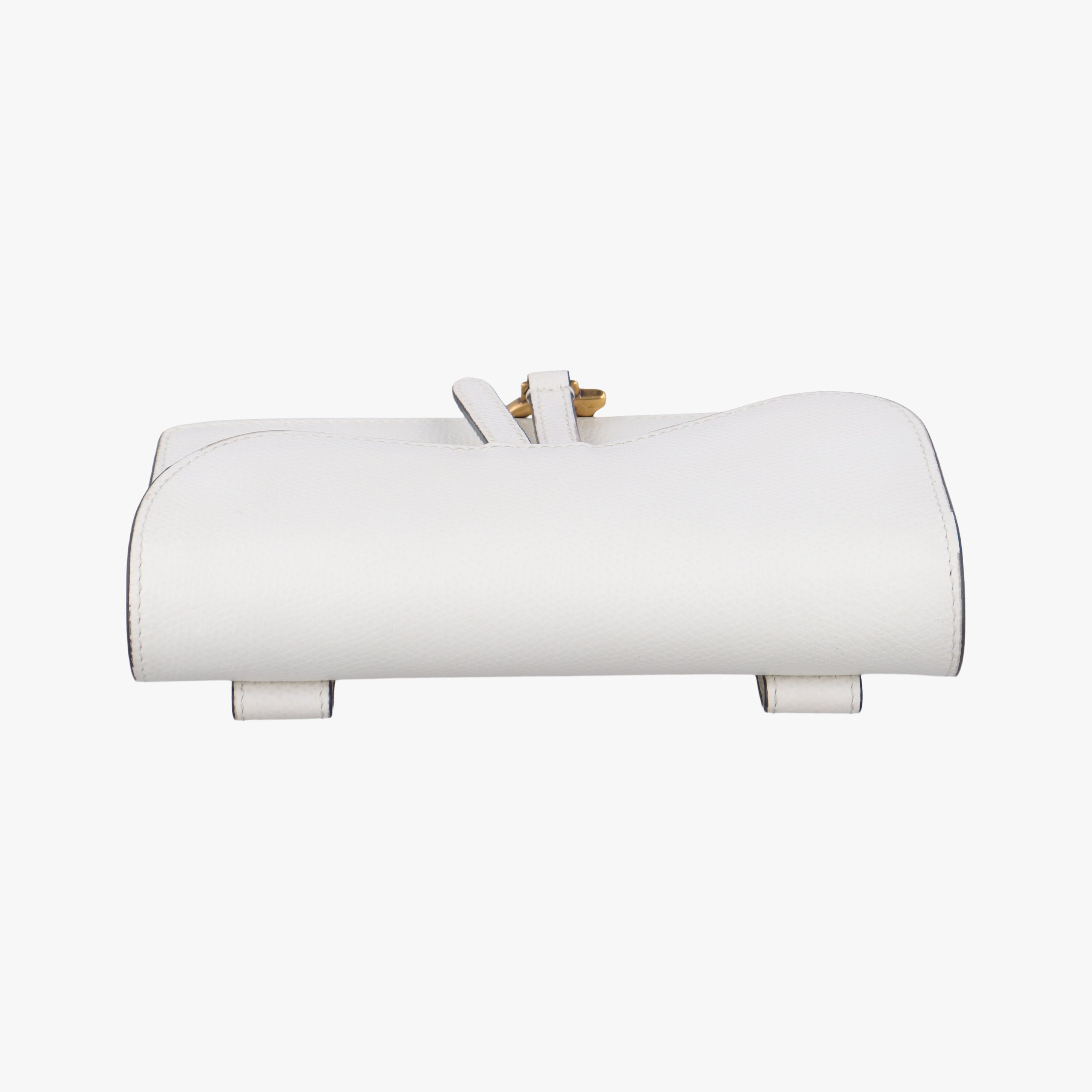 Pre-owned Christian Dior Saddle White Leather  bum bag/waist bag | stylenewstar