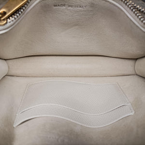 Pre-owned Christian Dior Saddle White Leather  bum bag/waist bag | stylenewstar