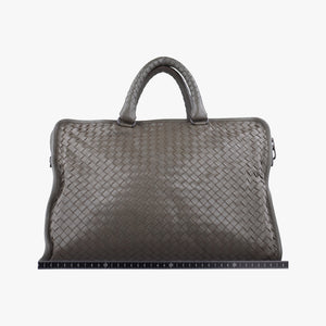 Pre-owned Bottega Veneta Intrecciato Olive Green lambskin  handbag | stylenewstar