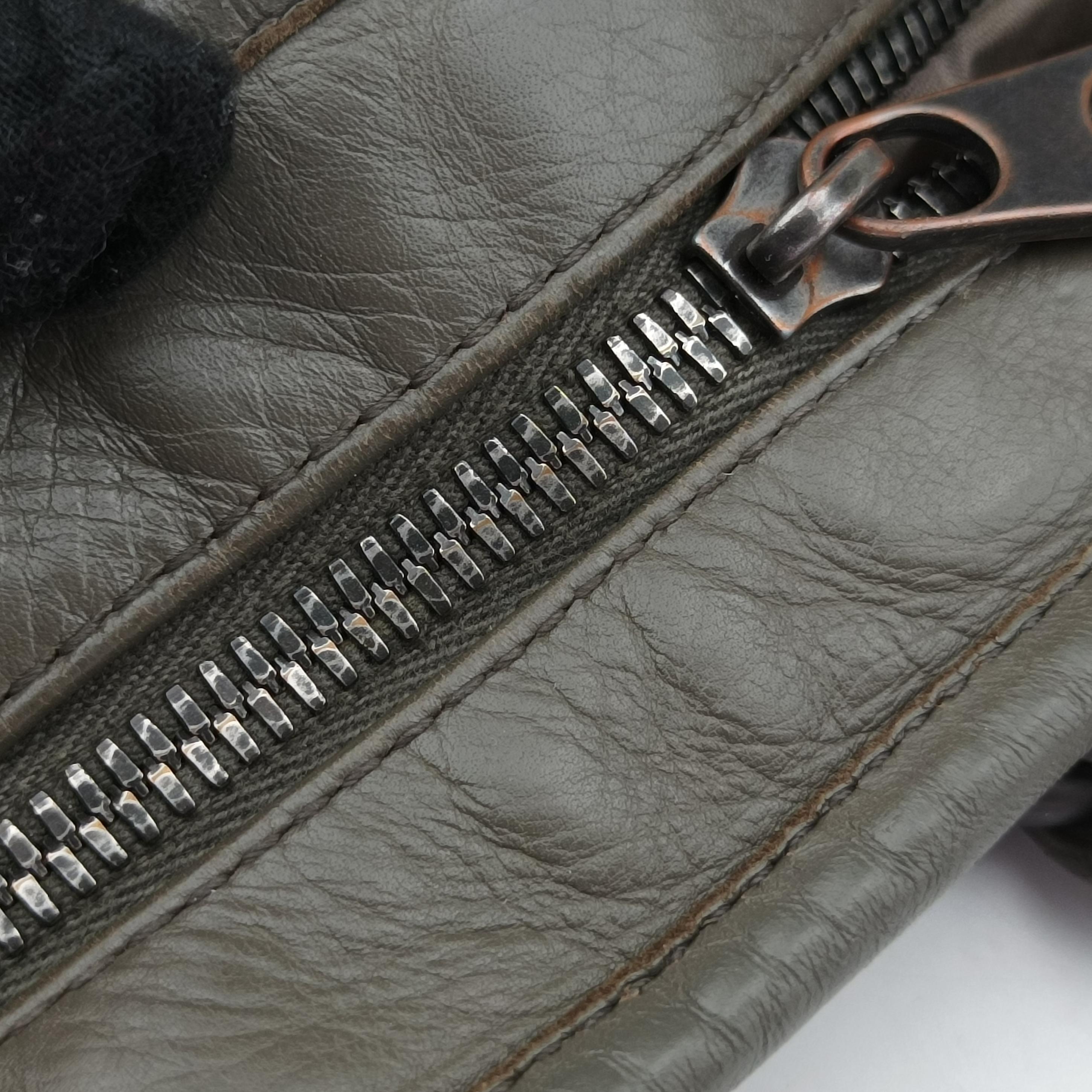 Pre-owned Bottega Veneta Intrecciato Olive Green lambskin  handbag | stylenewstar