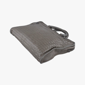 Pre-owned Bottega Veneta Intrecciato Olive Green lambskin  handbag | stylenewstar