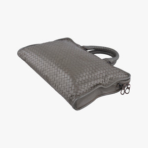 Pre-owned Bottega Veneta Intrecciato Olive Green lambskin  handbag | stylenewstar