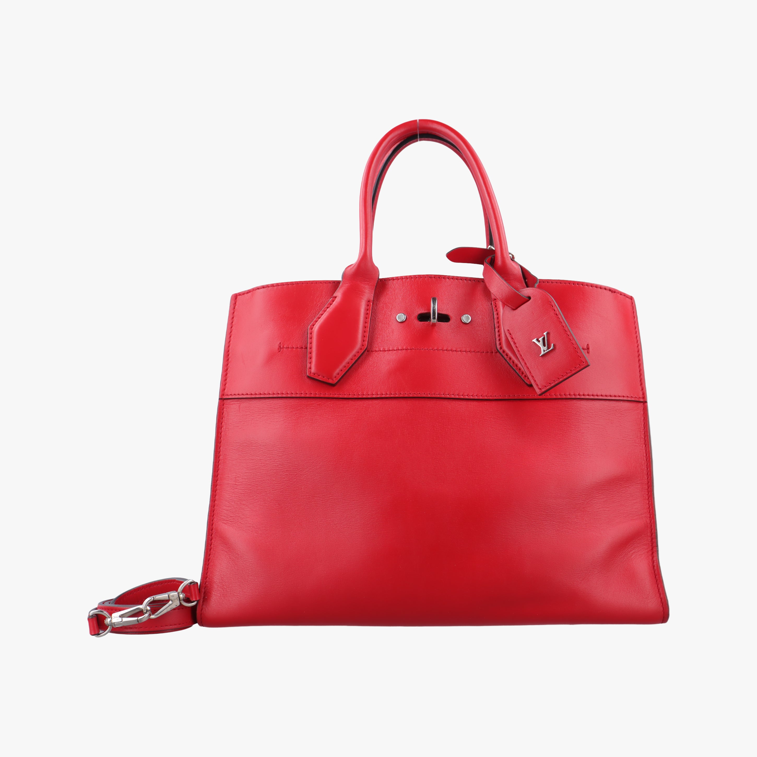 Secondhand Louis Vuitton City Steamer MM RUBIS Leather M51027 shoulderbag | stylenewstar