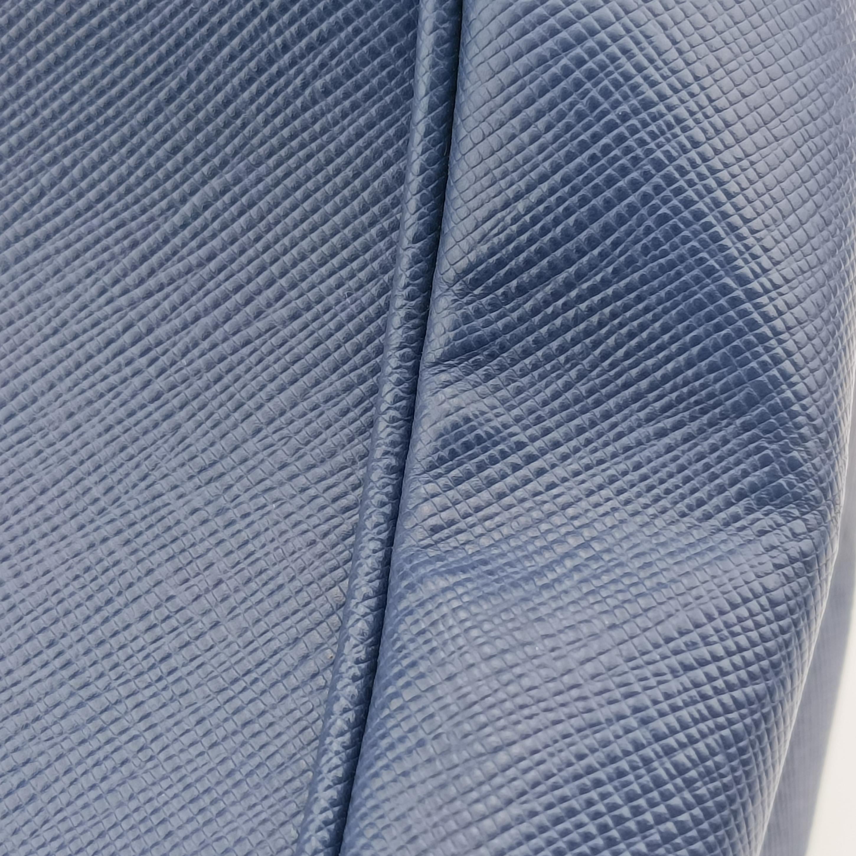 Pre-owned Prada Galleria Blue×Navy SAFFIANO Leather B2274C shoulderbag | stylenewstar