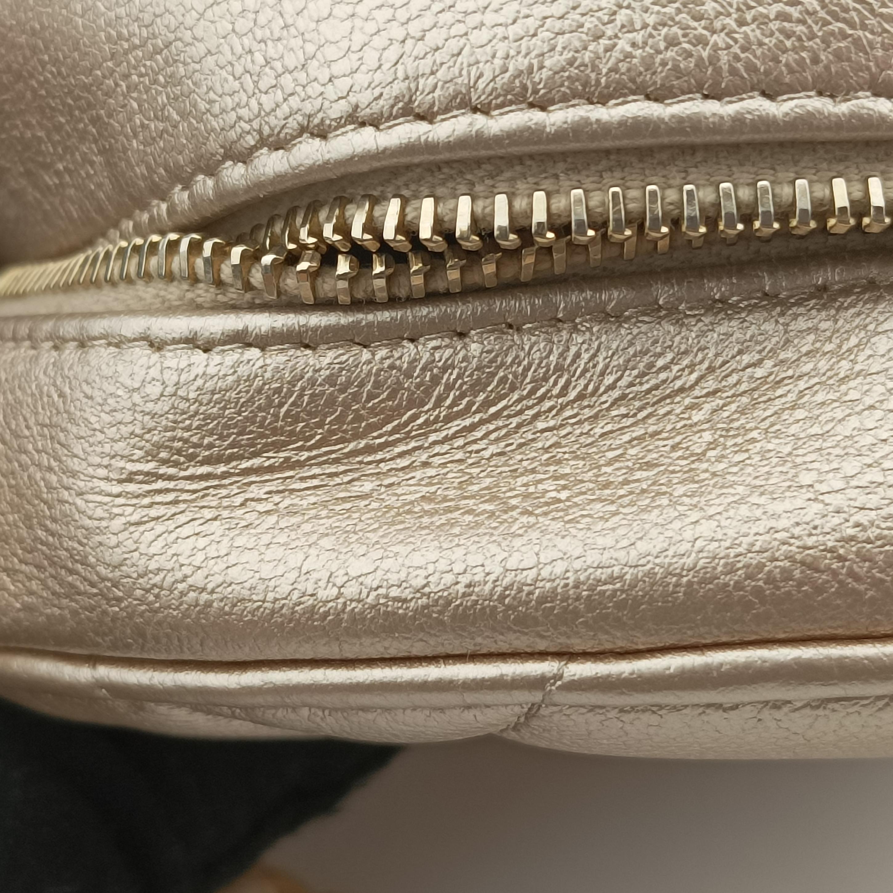 Pre-owned Chanel CHANEL 19 Round Golden lambskin AP0945 shoulderbag | stylenewstar