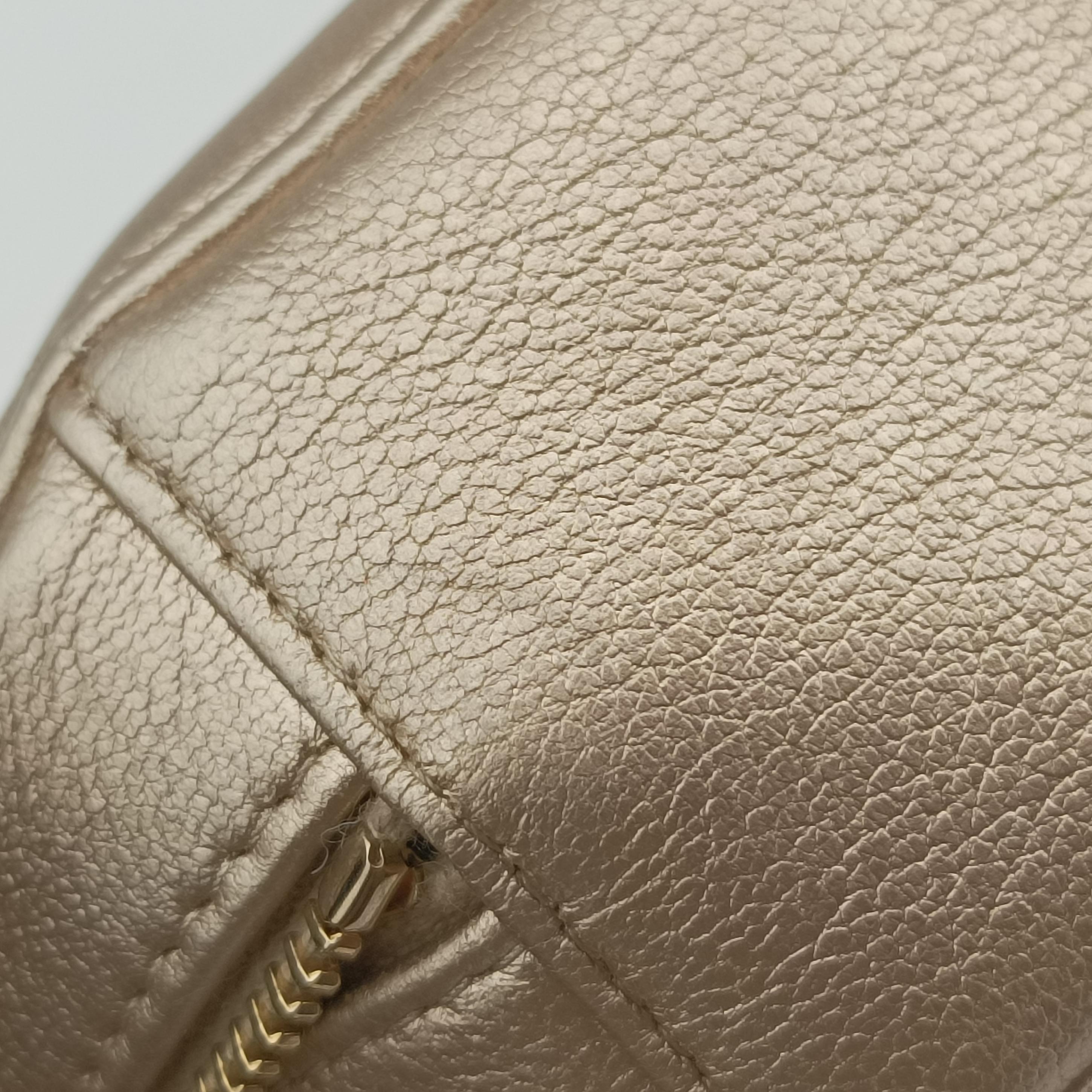 Pre-owned Chanel CHANEL 19 Round Golden lambskin AP0945 shoulderbag | stylenewstar