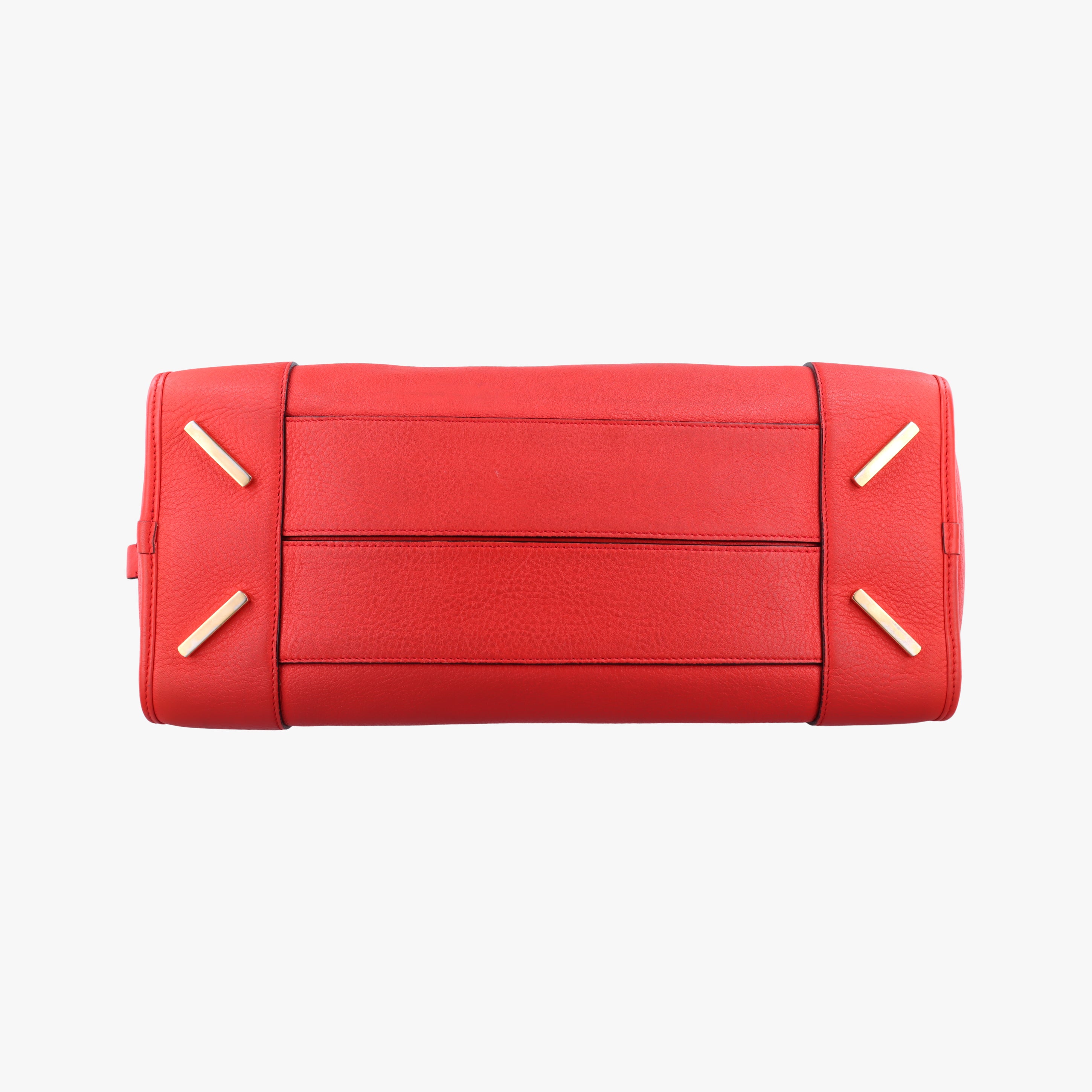 Pre-owned Loewe Amazona36 Red Leather  shoulderbag | stylenewstar