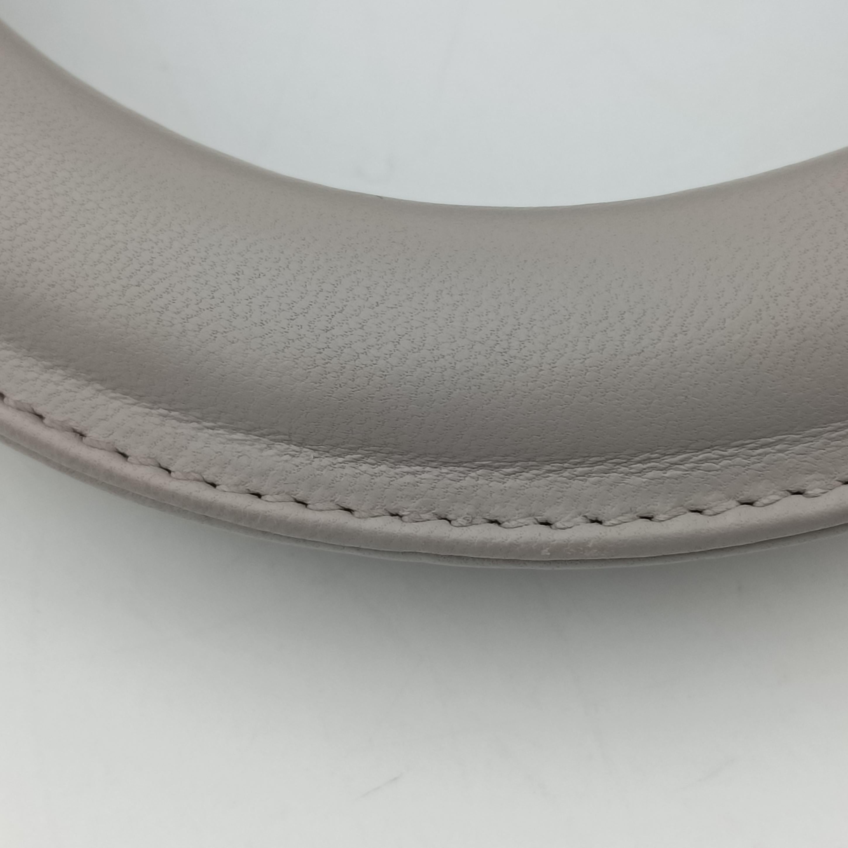 Pre-owned Christian Dior Granville Grey lambskin  shoulderbag | stylenewstar