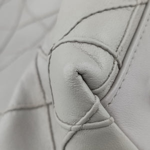 Pre-owned Christian Dior Granville Grey lambskin  shoulderbag | stylenewstar