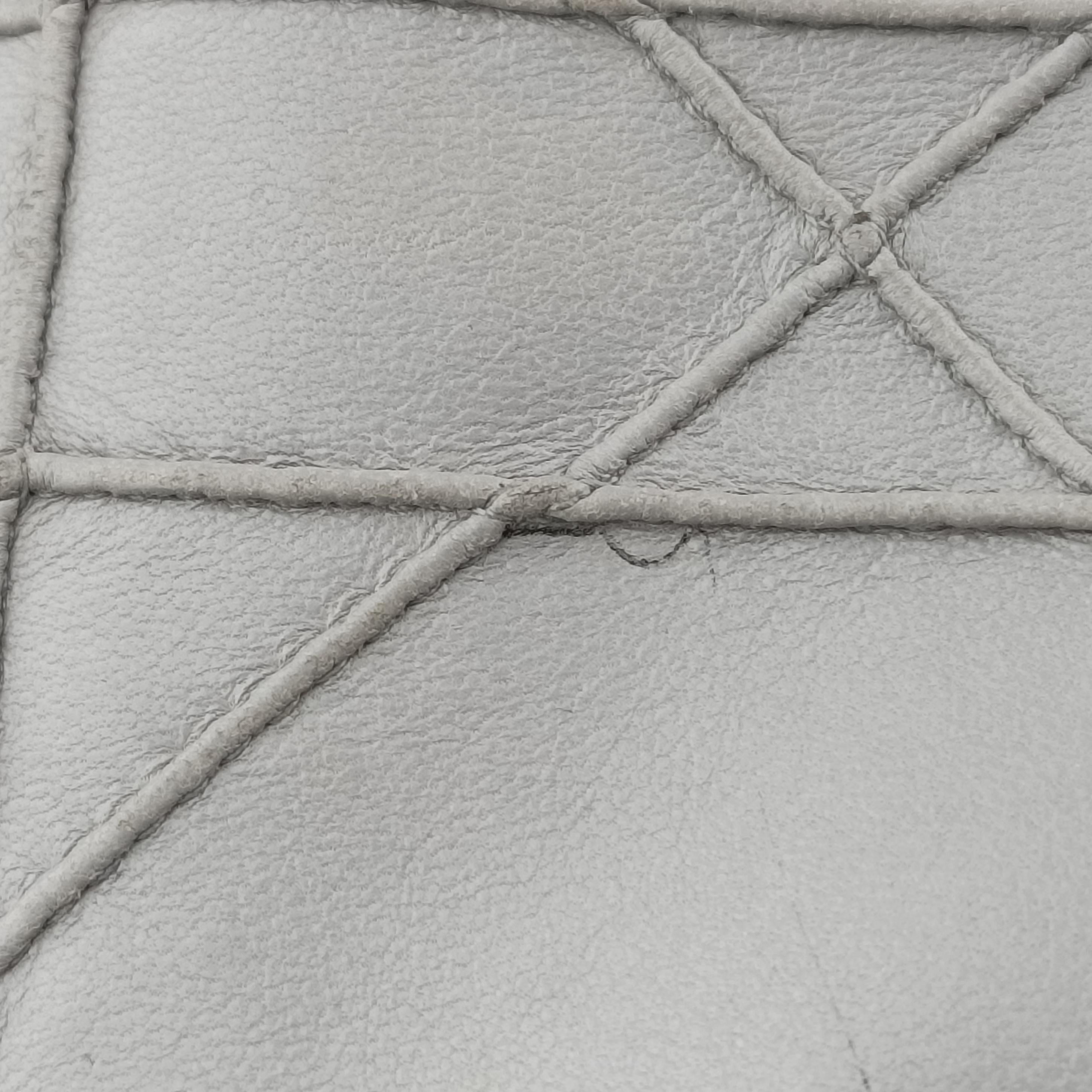 Pre-owned Christian Dior Granville Grey lambskin  shoulderbag | stylenewstar