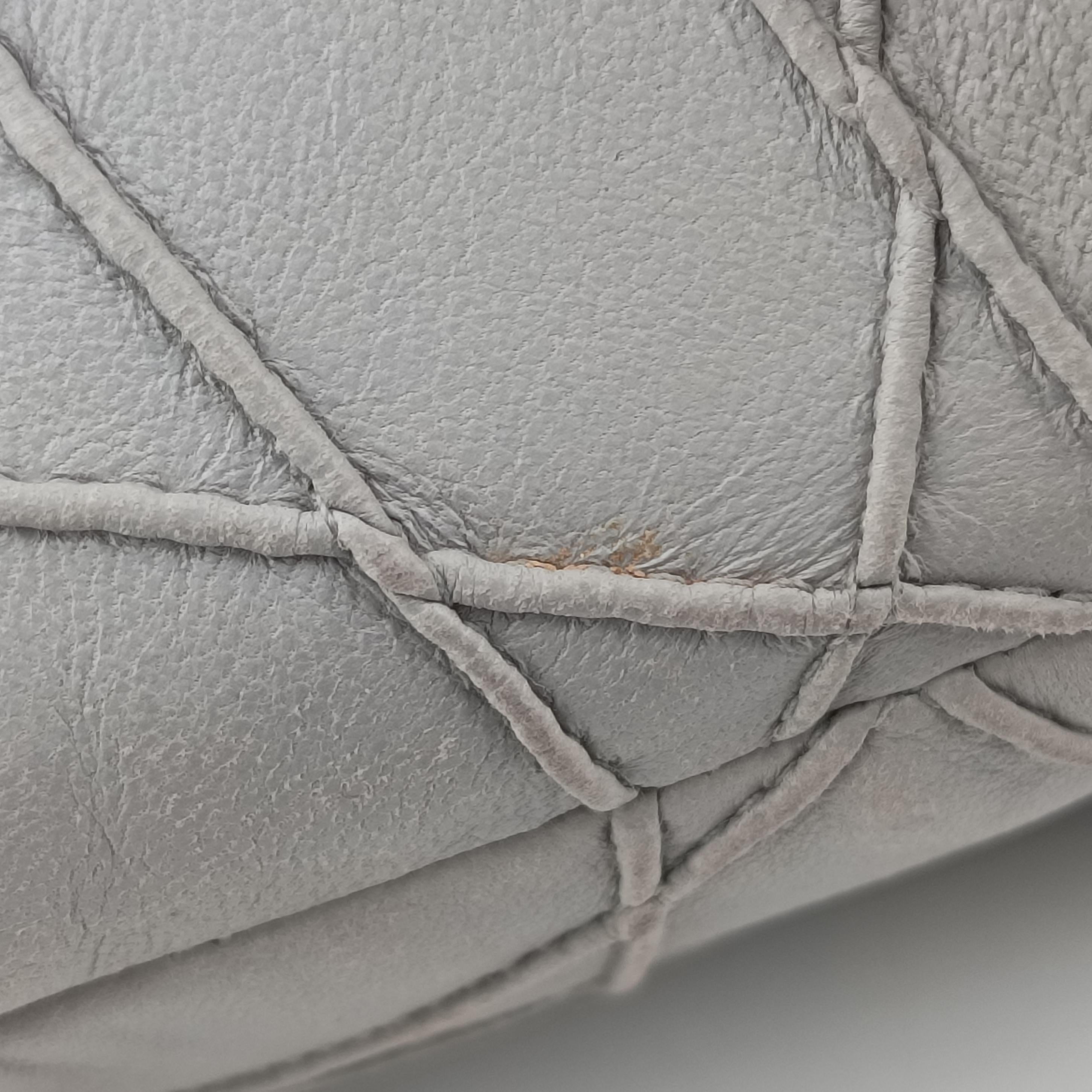 Pre-owned Christian Dior Granville Grey lambskin  shoulderbag | stylenewstar