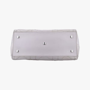 Pre-owned Christian Dior Granville Grey lambskin  shoulderbag | stylenewstar