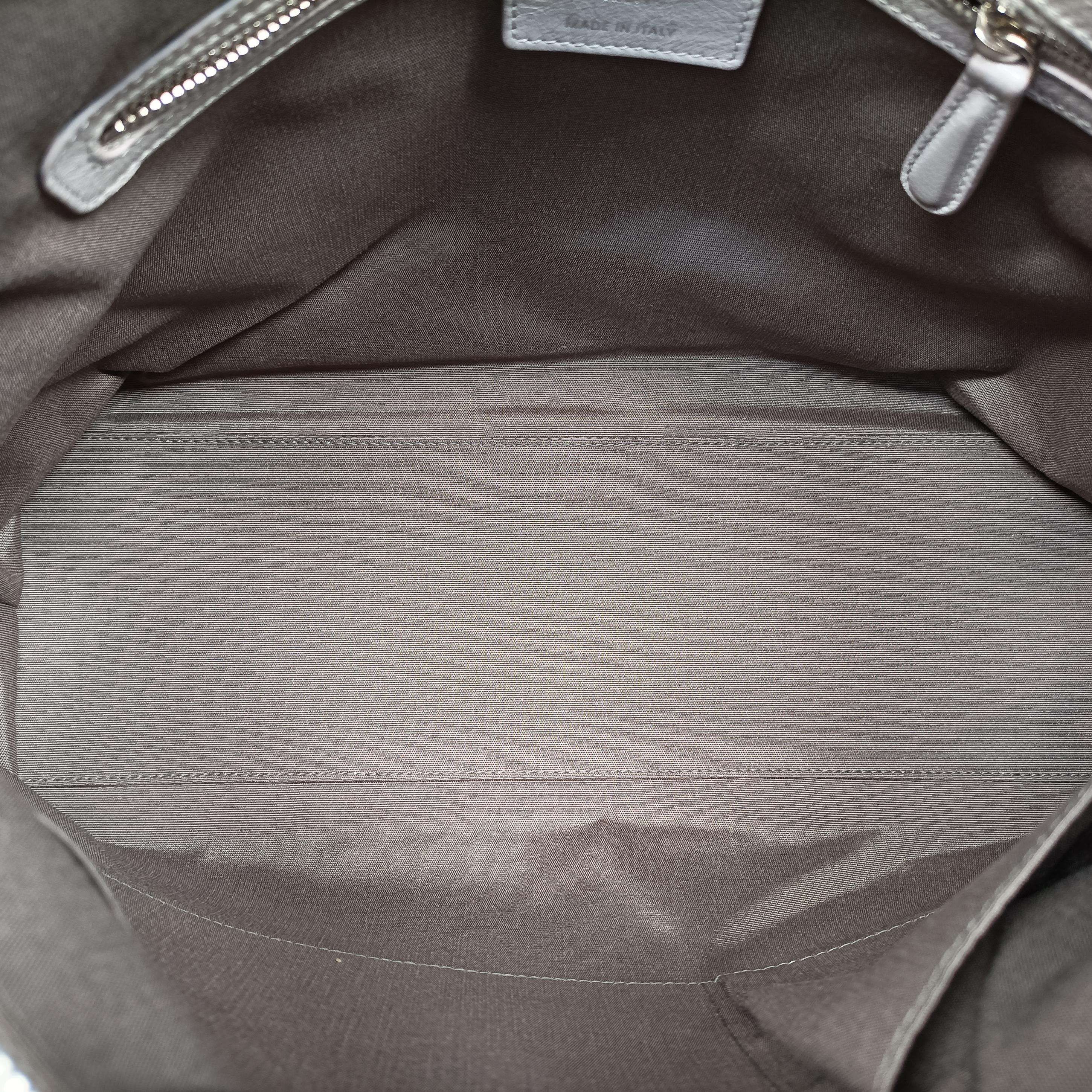 Pre-owned Christian Dior Granville Grey lambskin  shoulderbag | stylenewstar