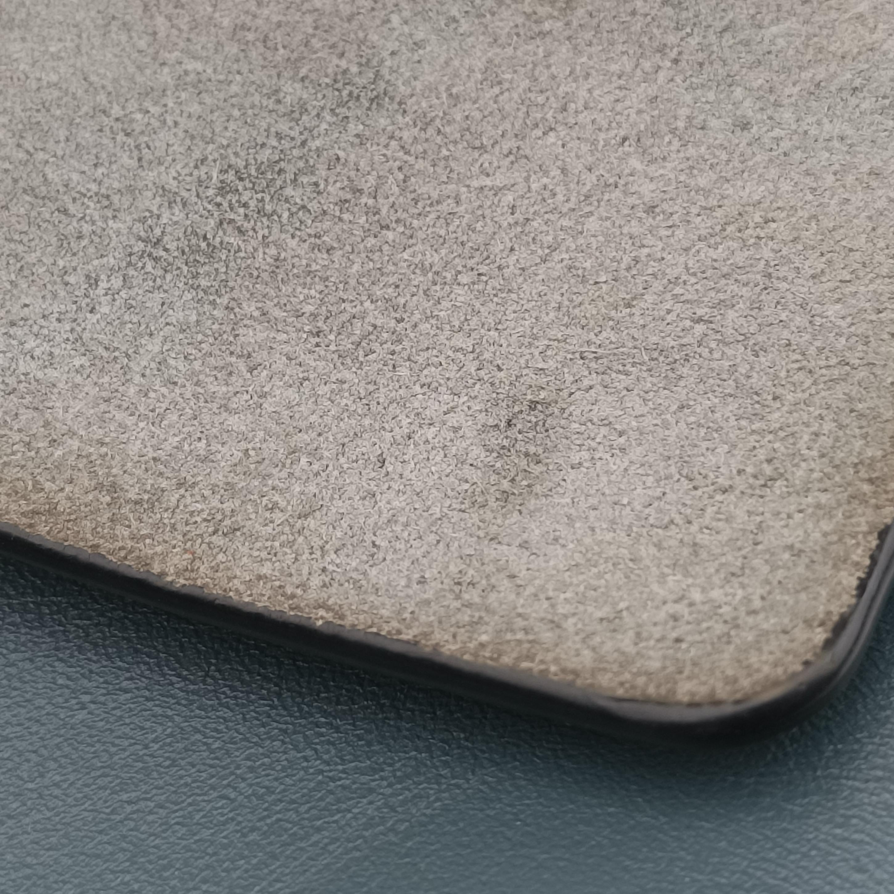 Pre-owned Chloe FAYE Blue × gray Suede × leather  shoulderbag | stylenewstar