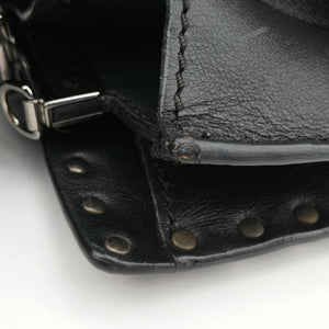 Vintage Valentino Rockstud Black Leather  shoulderbag | stylenewstar