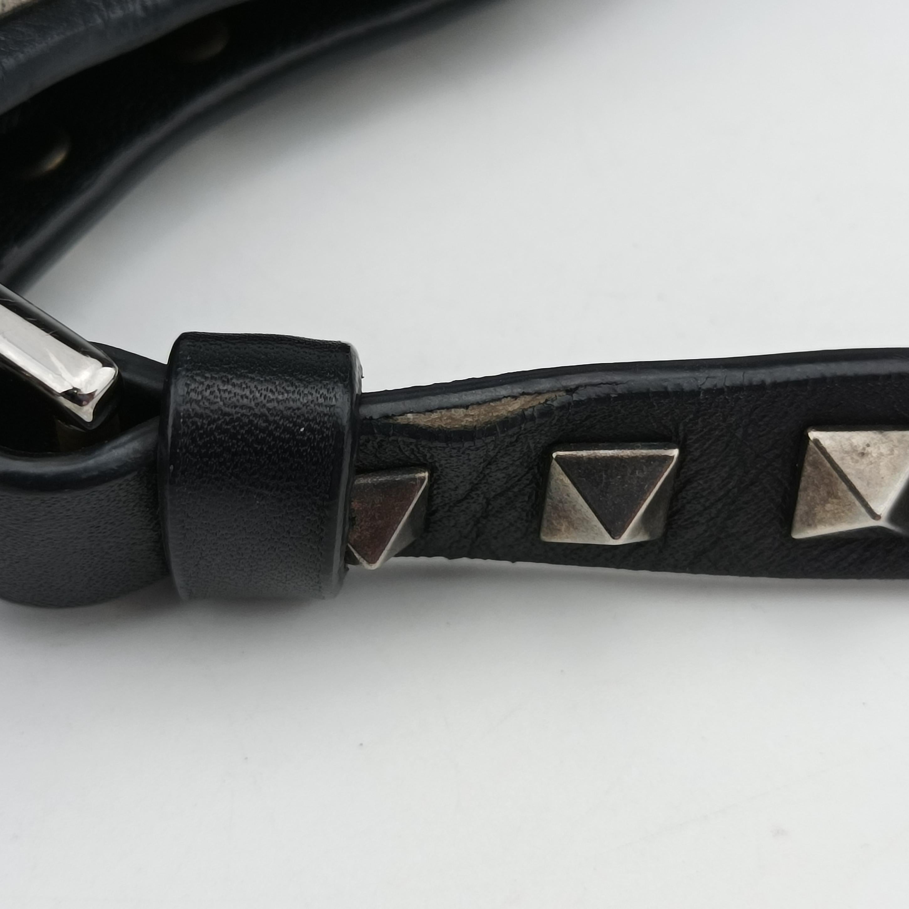 Vintage Valentino Rockstud Black Leather  shoulderbag | stylenewstar