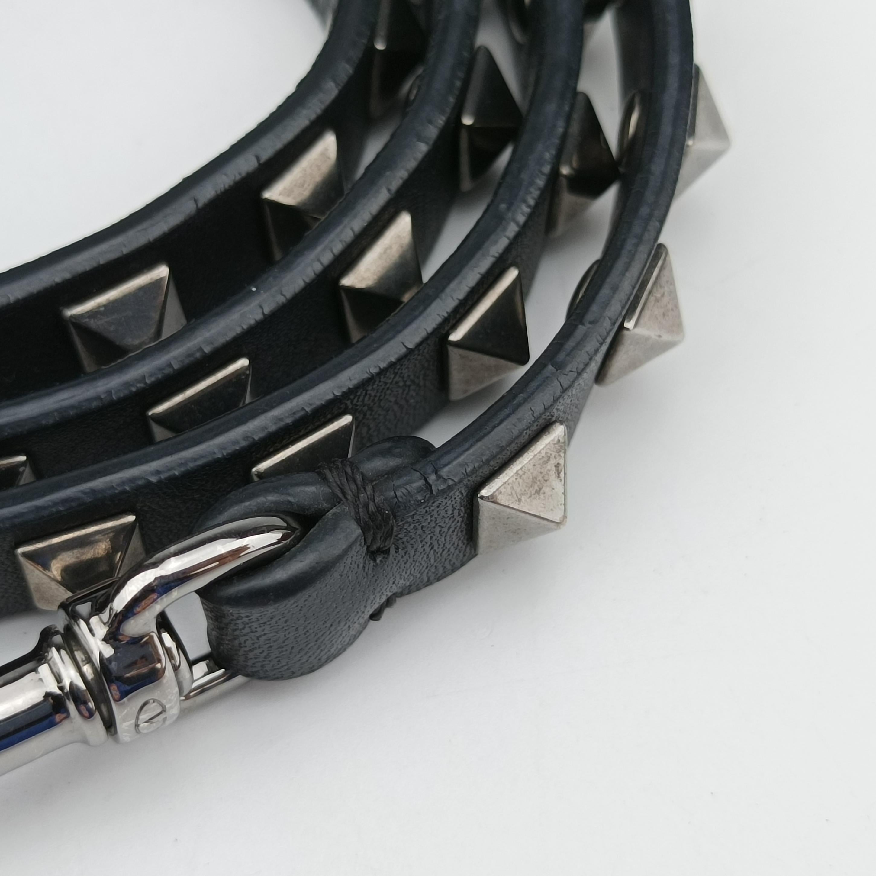 Vintage Valentino Rockstud Black Leather  shoulderbag | stylenewstar