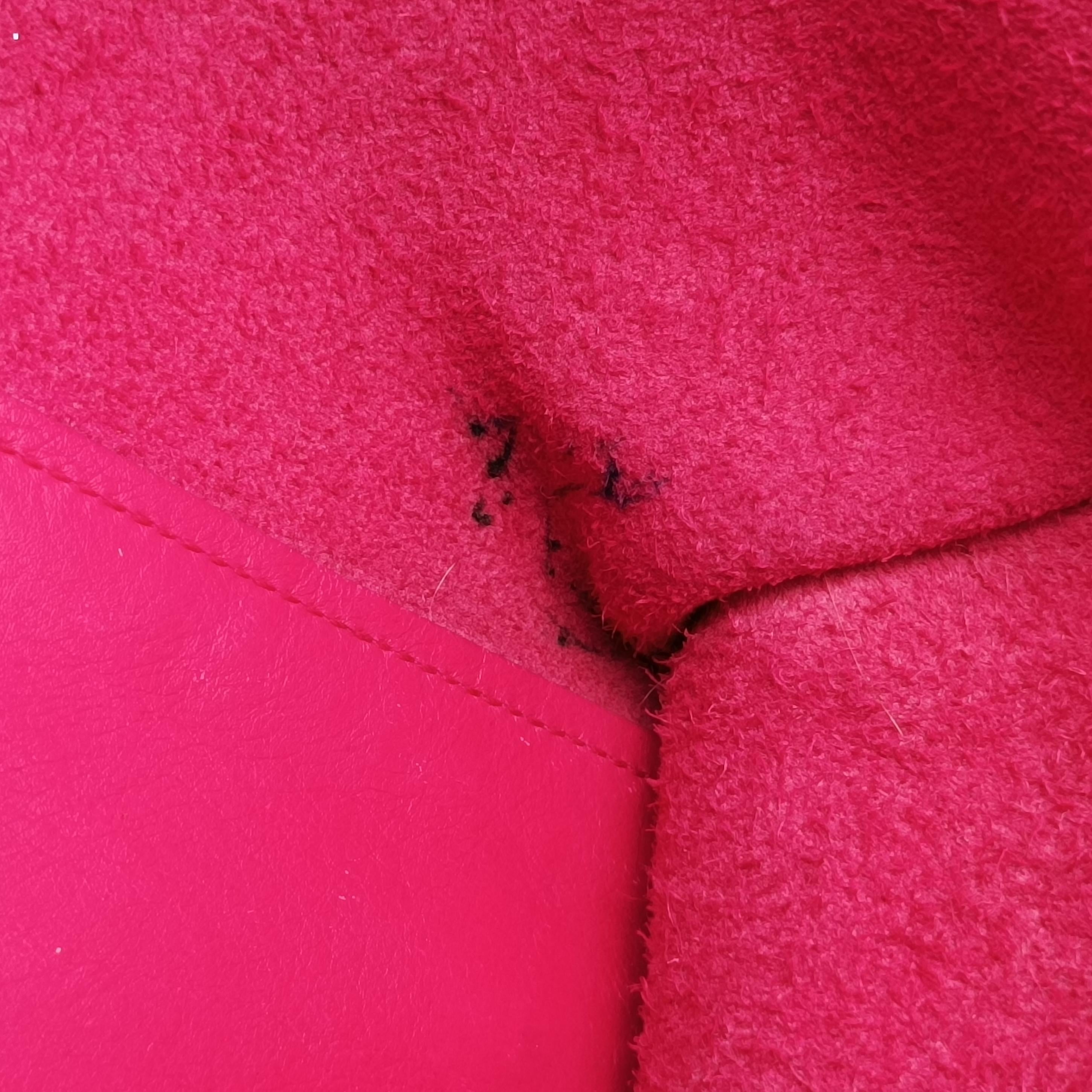 Pre-owned Yves Saint Laurent BABY CABAS Pink Leather 394461 shoulderbag | stylenewstar