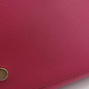 Pre-owned Yves Saint Laurent BABY CABAS Pink Leather 394461 shoulderbag | stylenewstar