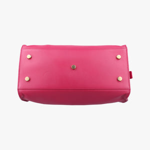 Pre-owned Yves Saint Laurent BABY CABAS Pink Leather 394461 shoulderbag | stylenewstar