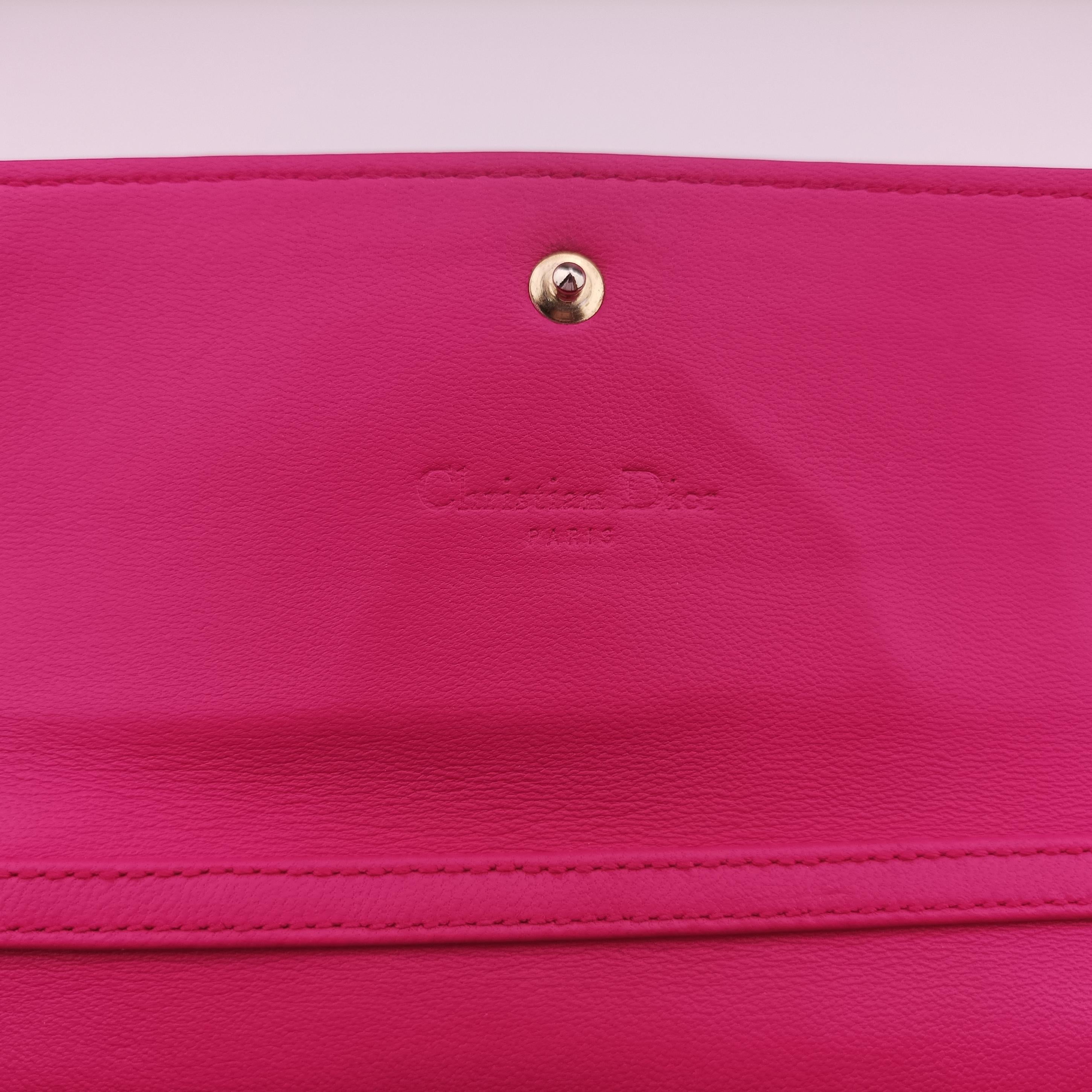 Pre-owned Christian Dior Lady Dior cannage Pink lambskin  shoulderbag | stylenewstar