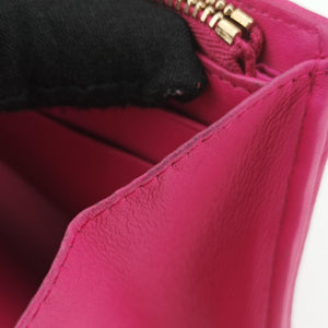 Pre-owned Christian Dior Lady Dior cannage Pink lambskin  shoulderbag | stylenewstar